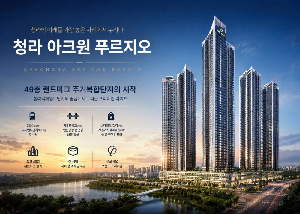 청라 아크원 푸르지오, 청라국제도시의 미래형 주거단지